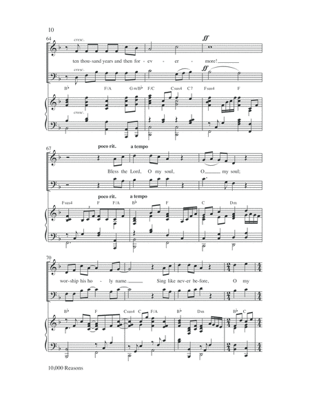 10,000 Reasons (Bless the Lord) by Lloyd Larson 2-Part - Digital Sheet Music