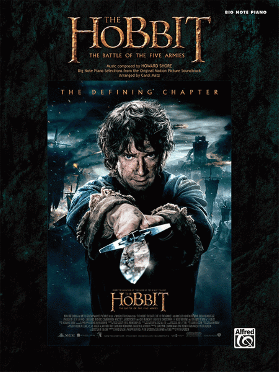 The Hobbit -- The Battle of the Five Armies Easy Piano scores gallery preview page 1