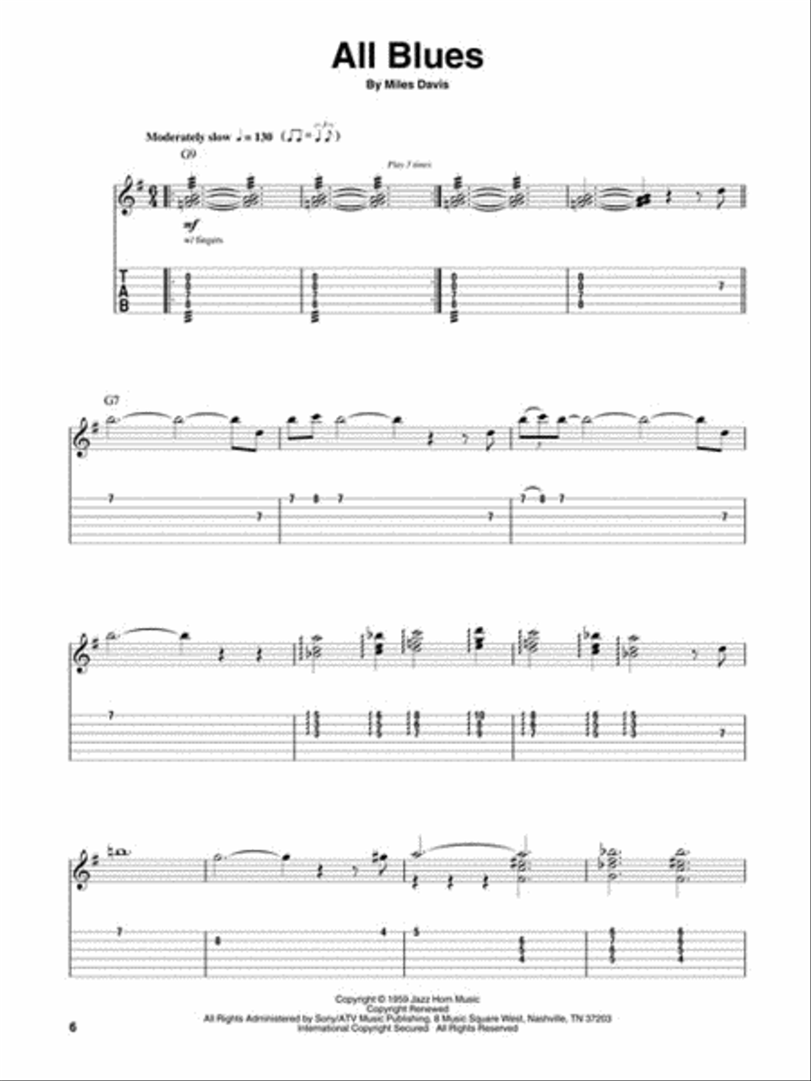 Jazz Electric Guitar scores gallery preview page 4