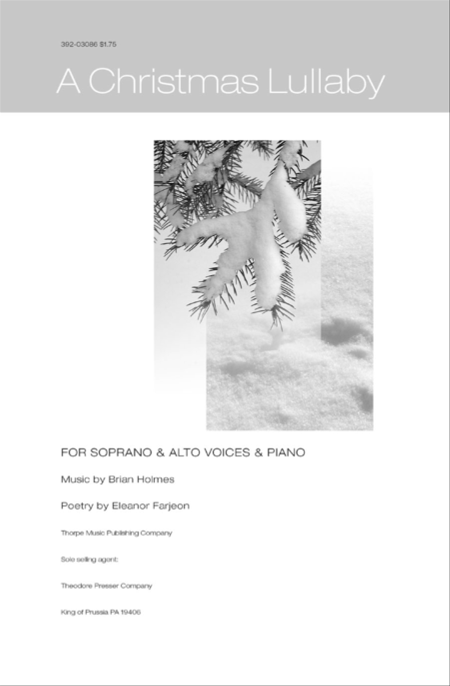 A Christmas Lullaby A Christmas Lullaby SA scores gallery preview page 1