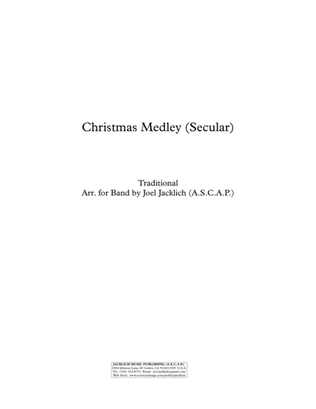 Book cover for Christmas Medley No. 1 for Band