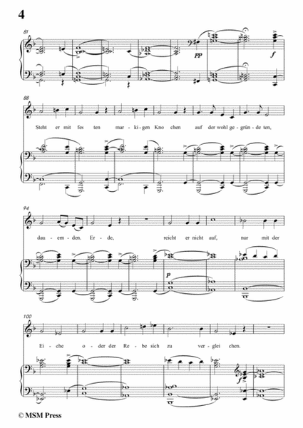 Schubert-Grenzen der Menschheit,in F Major,for Voice&Piano image number null
