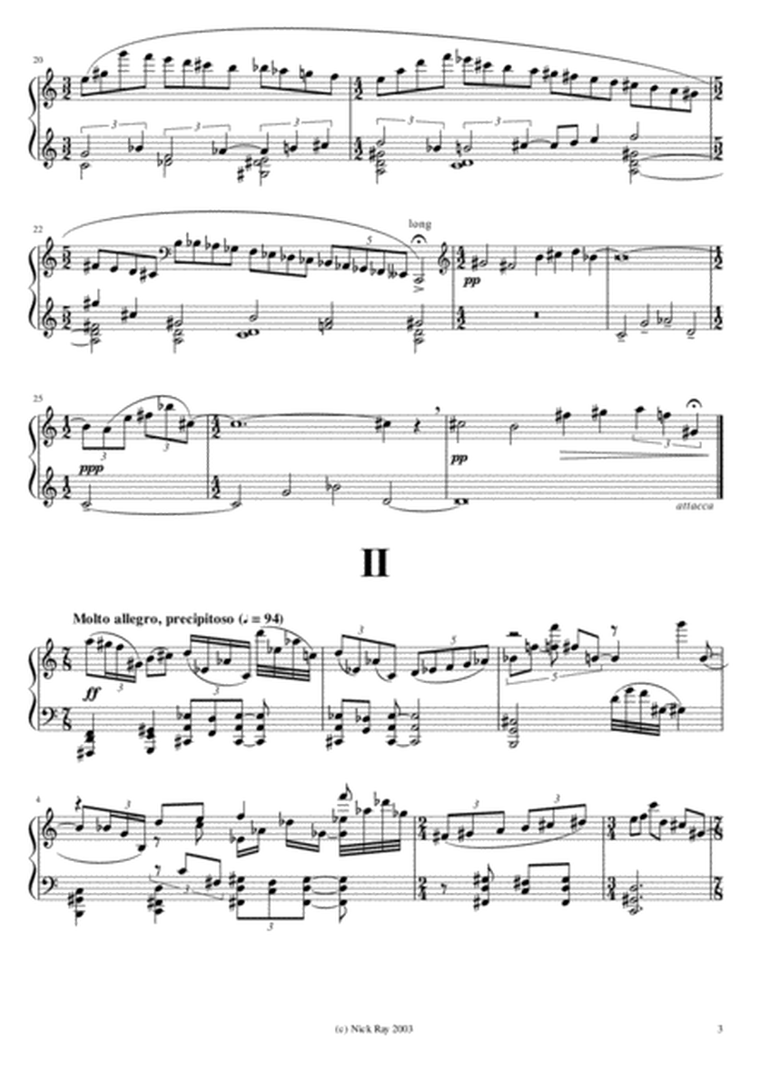 Two Localities (2003) for piano