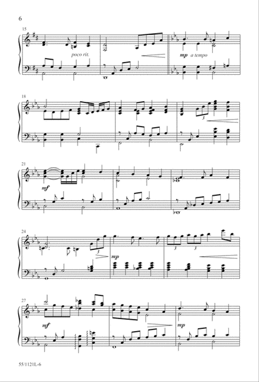 Touched by the Christ Touched by the Christ 3-Part scores gallery preview page 7