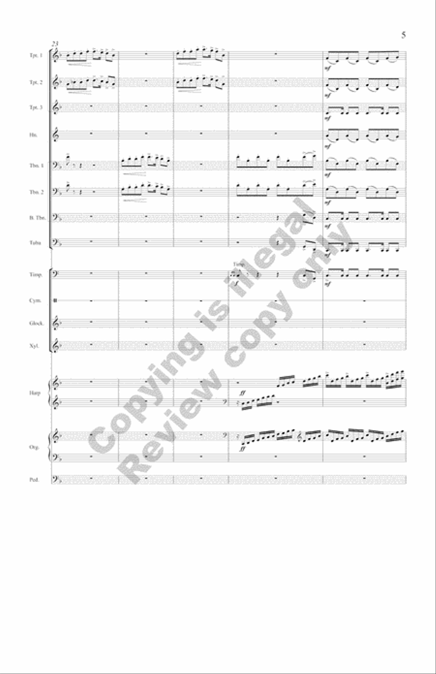 The Snow Lay On the Ground!: Nine Festive Carol Settings (Complete Compilation Full Score) Choir scores gallery preview page 35