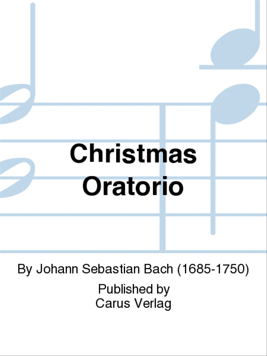 Christmas Oratorio (Weihnachtsoratorium, Teile IV-VI) 4-Part scores gallery preview page 1