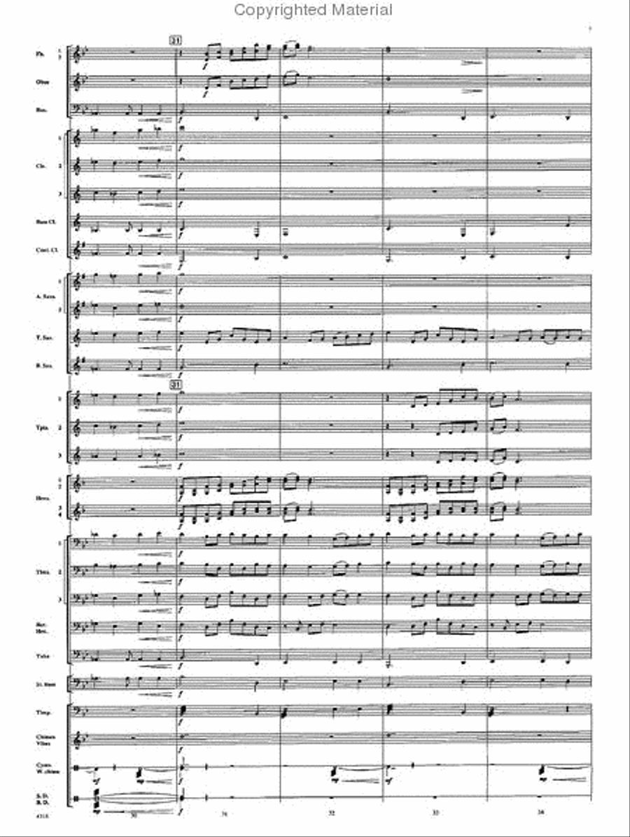 Pastorale Pastorale Concert Band scores gallery preview page 8