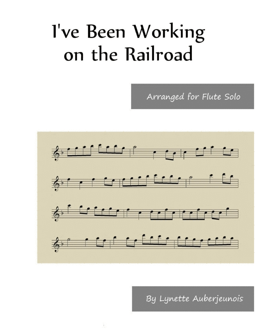 I’ve Been Working on the Railroad - Flute Solo image number null