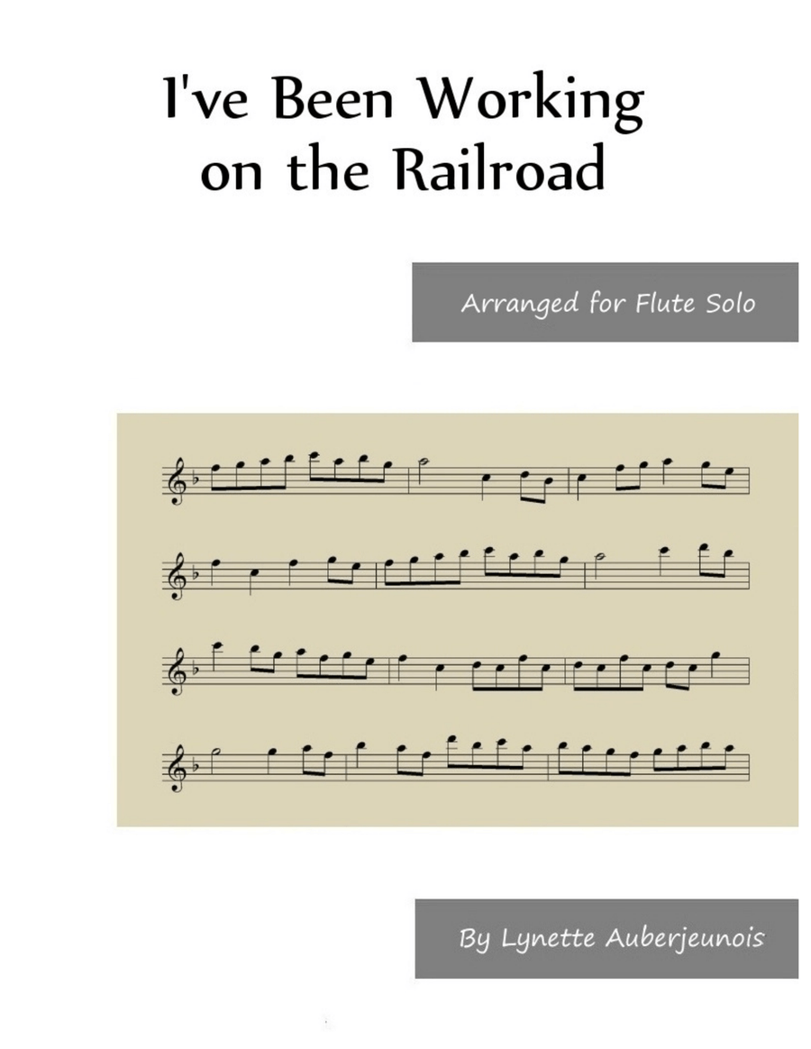 I’ve Been Working on the Railroad - Flute Solo Chamber Music scores gallery preview page 1