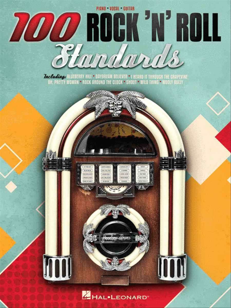 100 Rock 'n' Roll Standards Piano, Vocal, Guitar scores gallery preview page 1