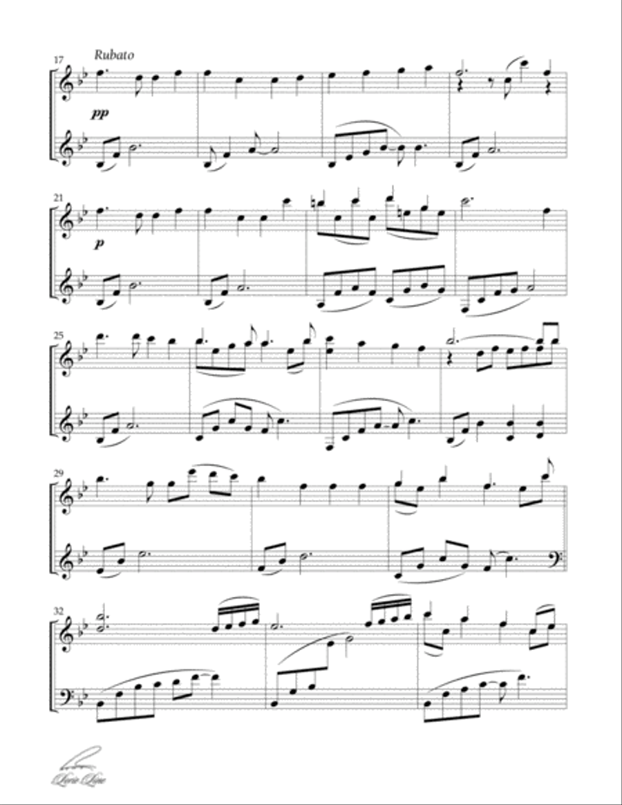 America The Beautiful Piano Solo scores gallery preview page 3