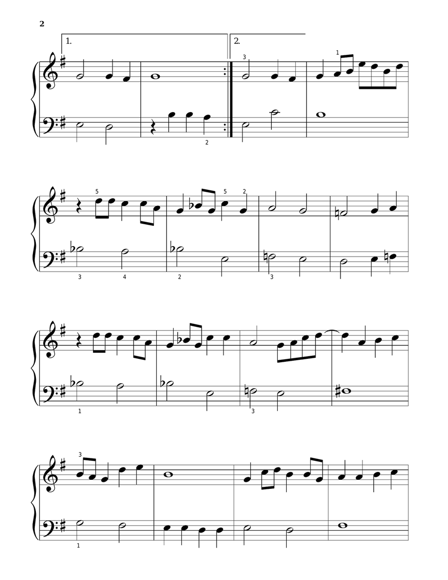 Tears In Heaven Piano Solo scores gallery preview page 2