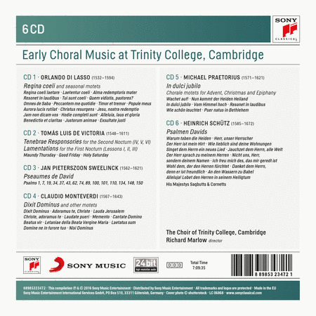 Early Choral Music at Trinity College, Cambridge [Box Set]