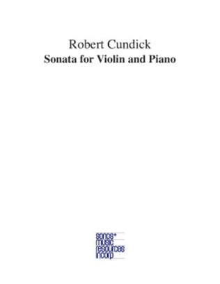 Sonata for Violin and Piano - Cundick