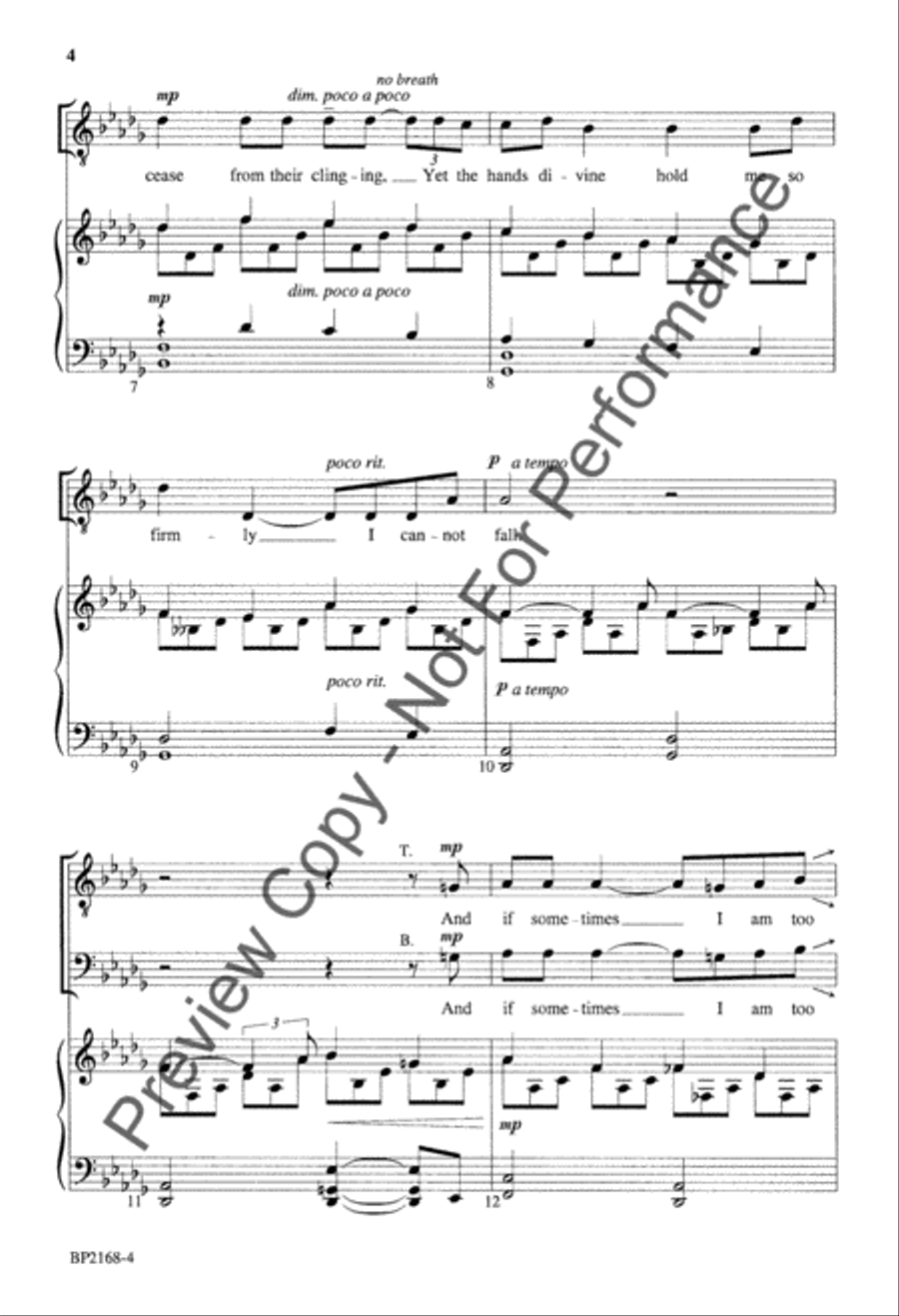 God Thou Art Love - TTBB TTBB scores gallery preview page 4