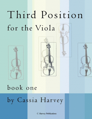 Book cover for Third Position for the Viola, Book One