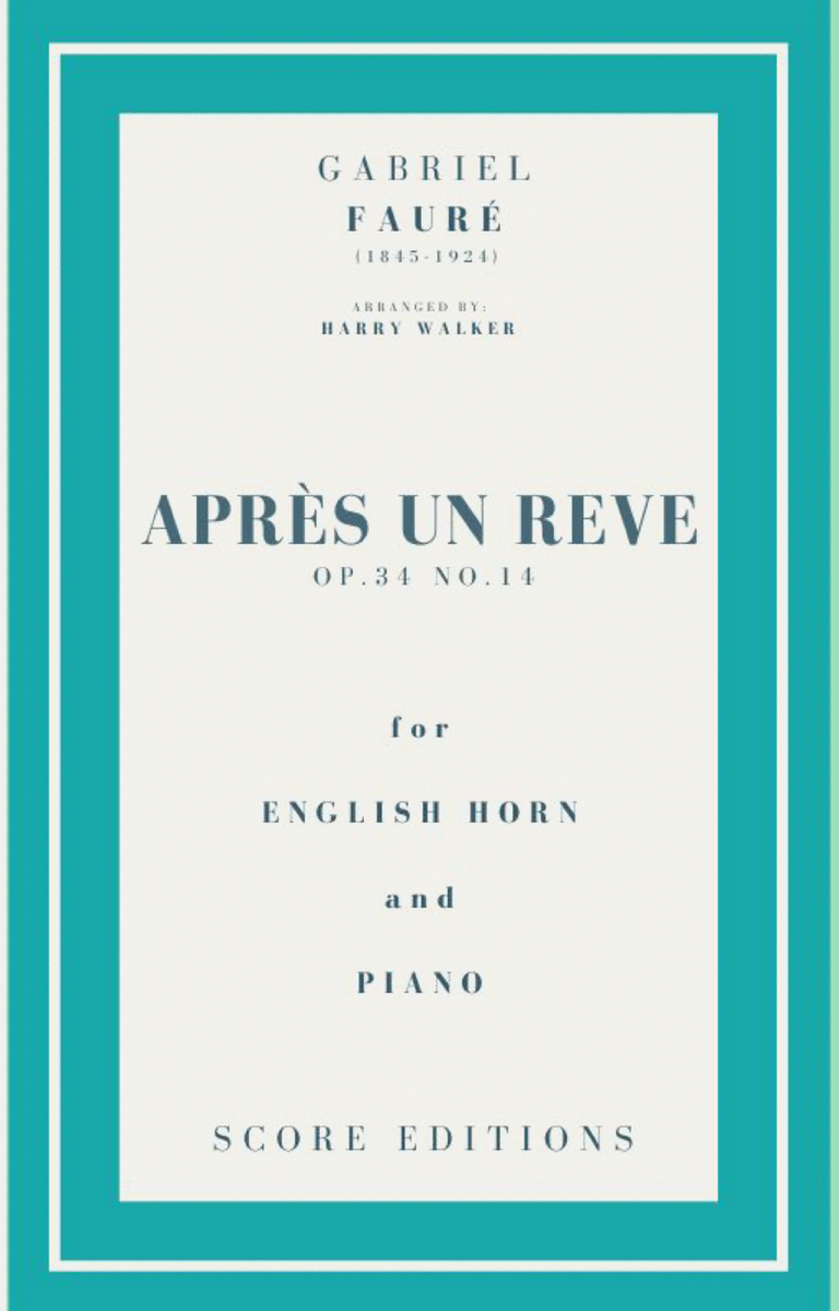 Après un rêve (Fauré) for English Horn and Piano image number null