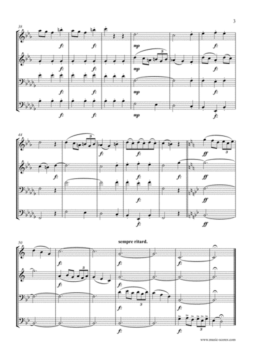 Norwegian Melody, Op.12, No.6 - Brass Quartet image number null