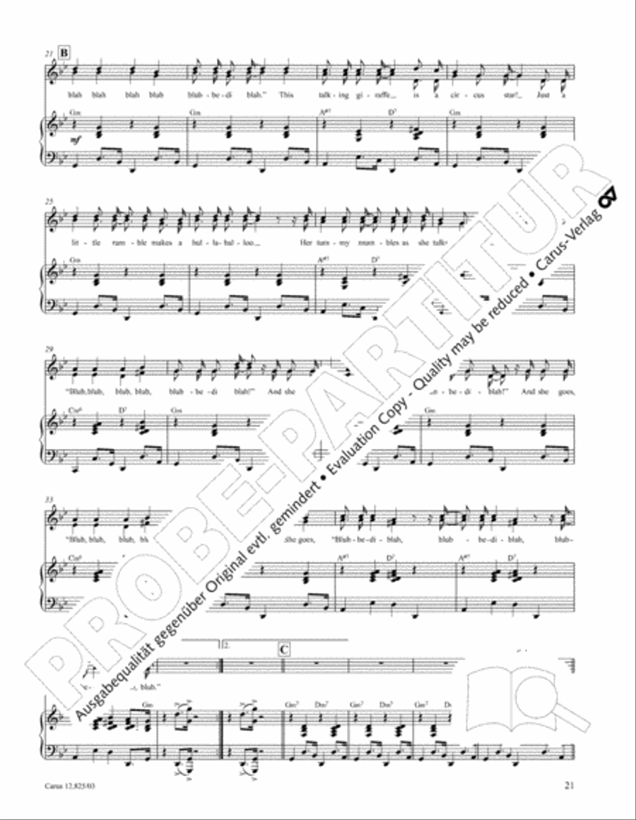 Circus Allegro Circus Allegro Choir scores gallery preview page 22