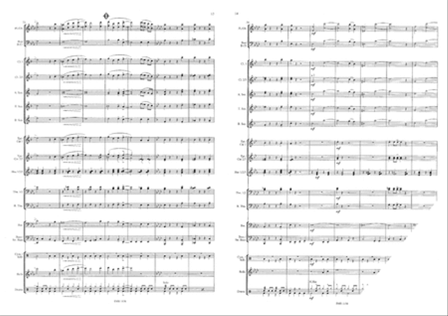 Swing In To Spring Concert Band scores gallery preview page 8