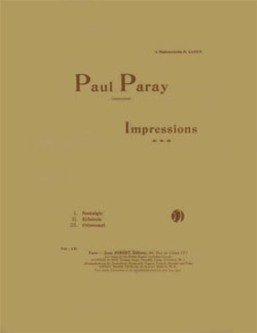 Impressions Impressions Piano Solo scores gallery preview page 1