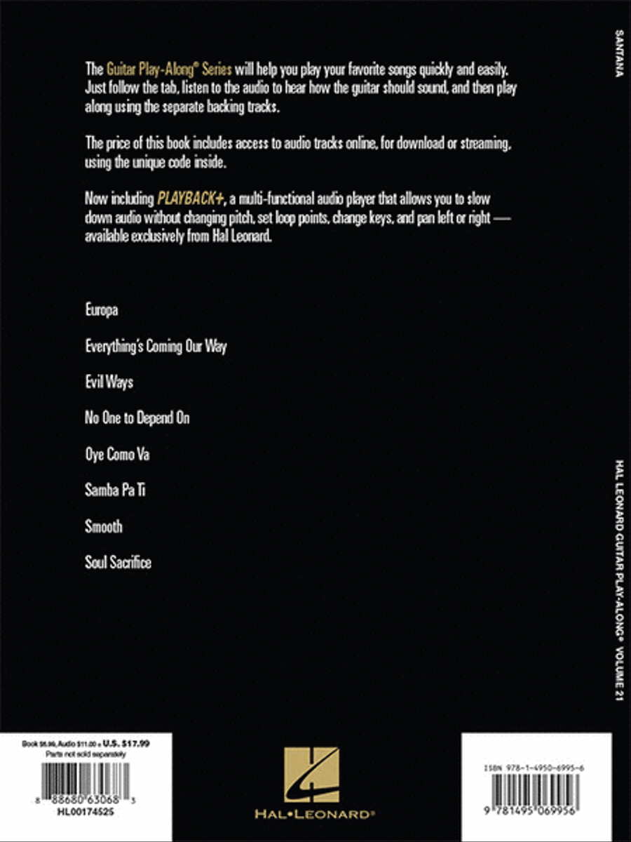 Santana Guitar Tablature scores gallery preview page 6
