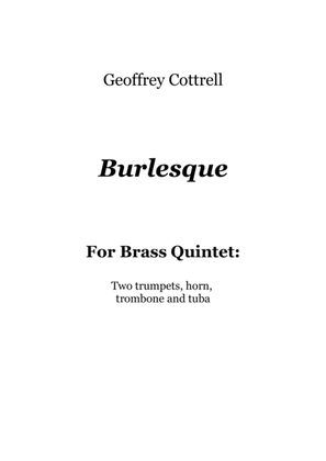 Burlesque for Brass Quintet