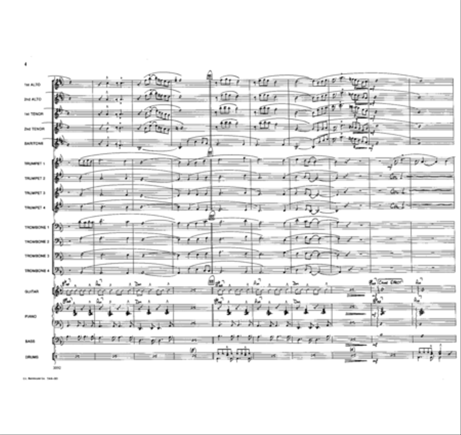 Alien Jazz Ensemble scores gallery preview page 5