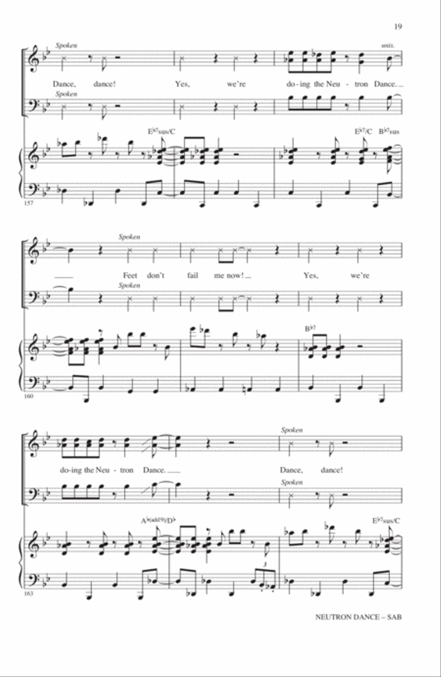 Neutron Dance 3-Part scores gallery preview page 18