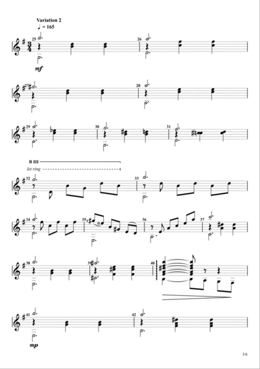 Great Fairy's Fountain Variations Electric Guitar scores gallery preview page 3