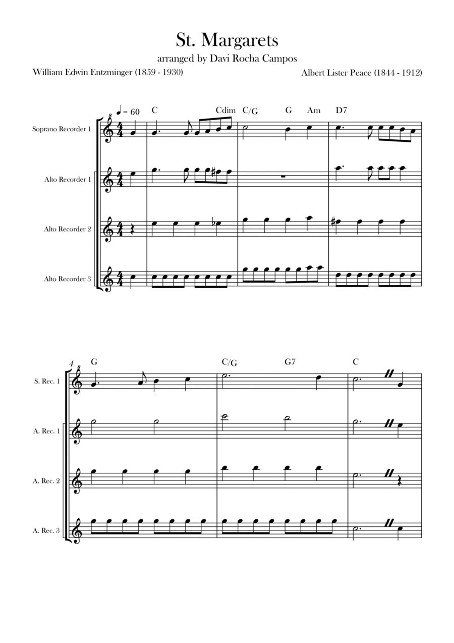 St. Margarets Chamber Music scores gallery preview page 1