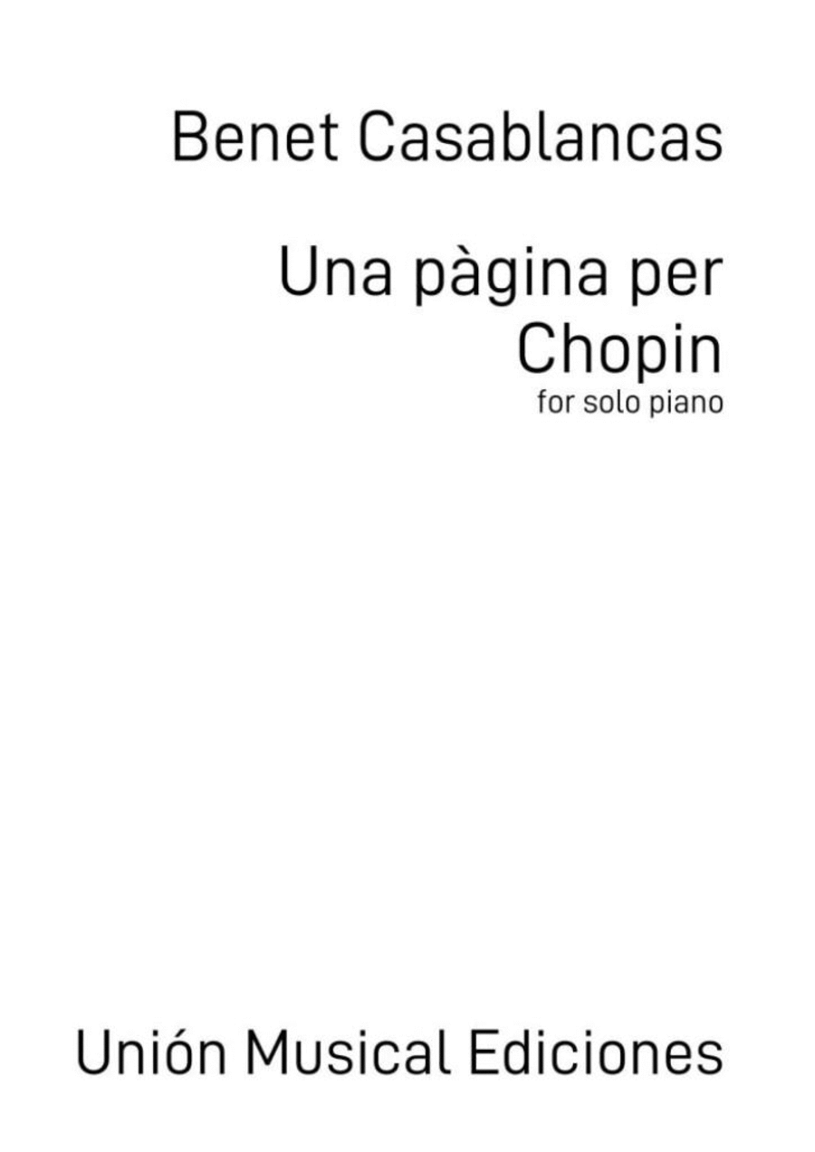 Una pàgina per Chopin Piano Solo scores gallery preview page 1