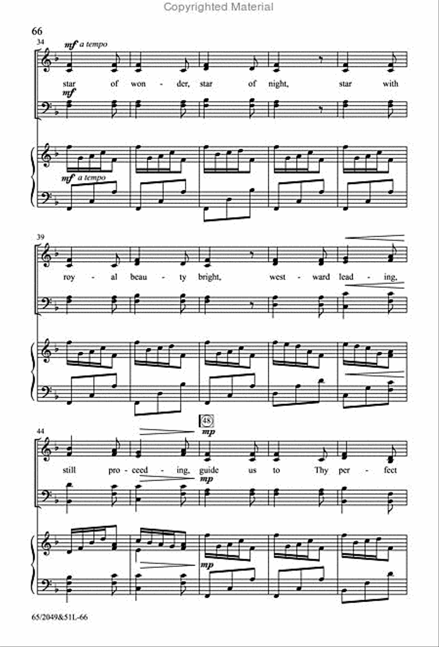 What Sweeter Music - SATB Score with Performance CD 4-Part scores gallery preview page 19