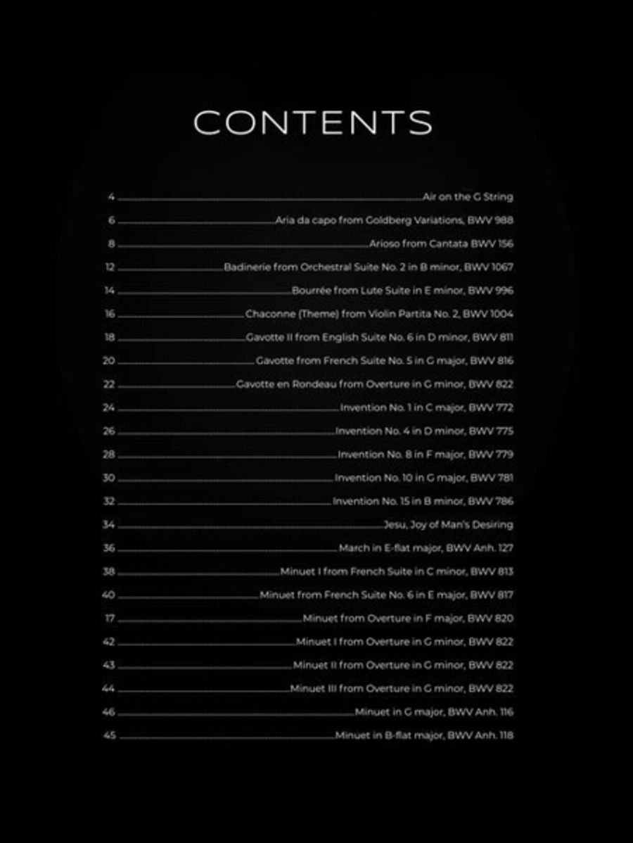 First 50 Bach Pieces You Should Play on the Piano Piano Solo scores gallery preview page 3