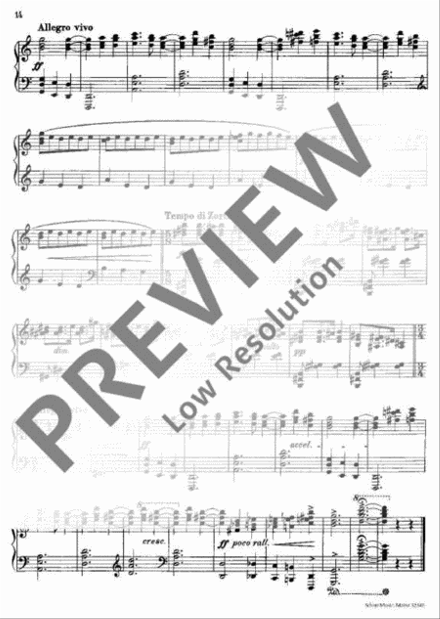 Cartes Postales Piano Solo scores gallery preview page 15