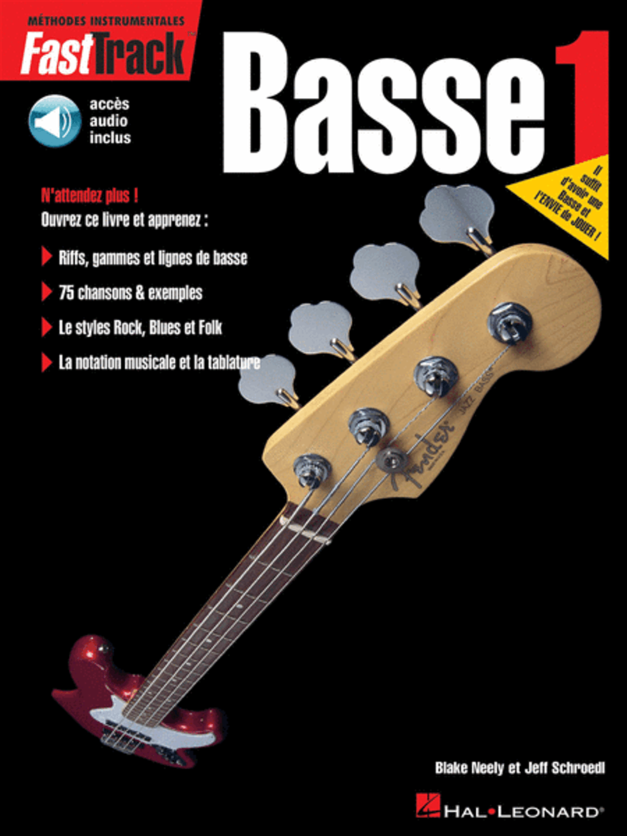 FastTrack Bass Method – Book 1 – French Edition Bass Guitar Tablature scores gallery preview page 1