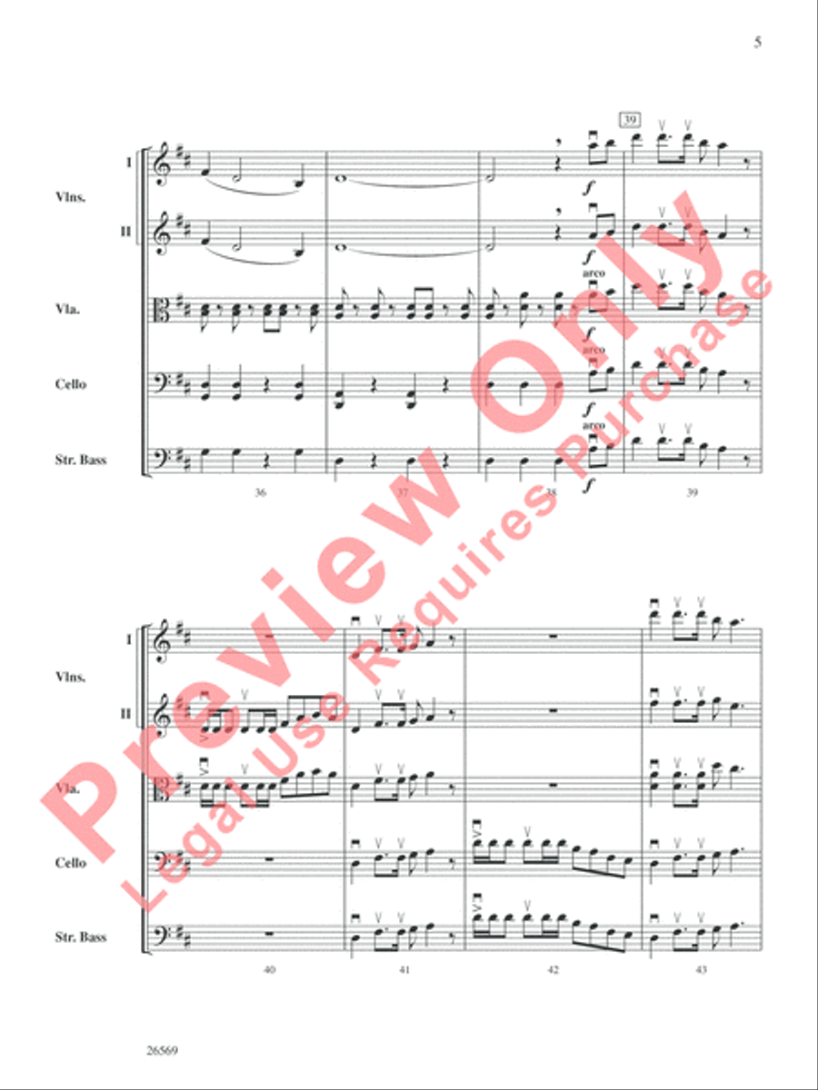 A Westward Journey and Jubilee String Orchestra scores gallery preview page 6