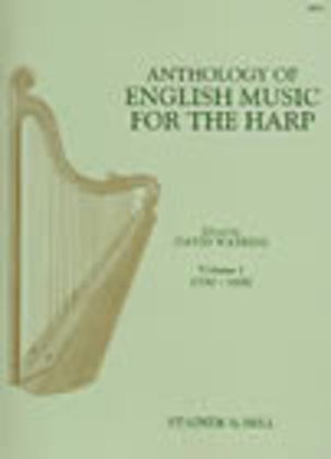 Book cover for An Anthology of English Music for Harp. Book 1: 1550-1650