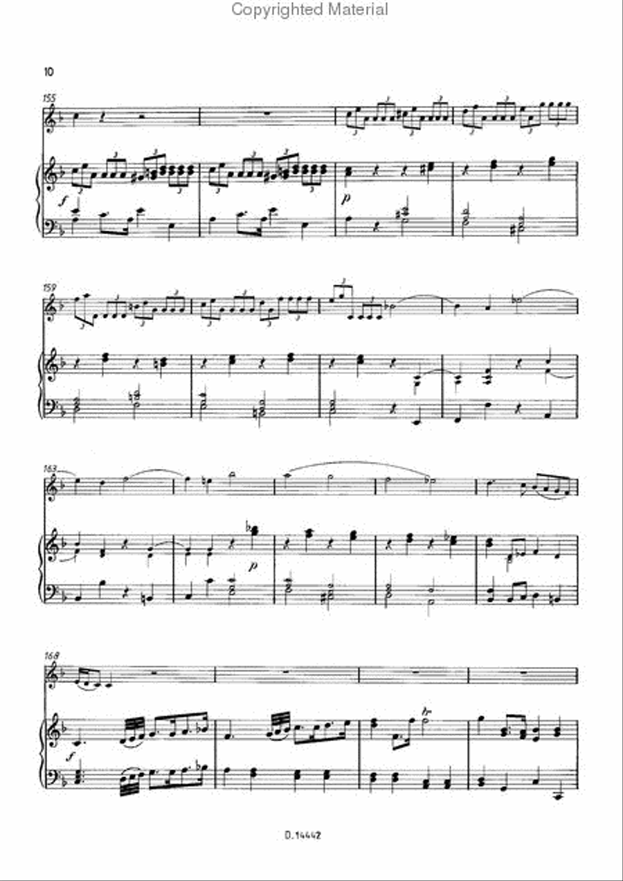 Concerto F-Dur Concerto F-Dur School and Community scores gallery preview page 11