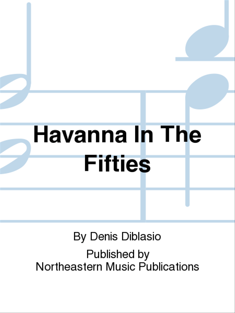 Havanna In The Fifties Havanna In The Fifties Saxophone Quartet scores gallery preview page 1