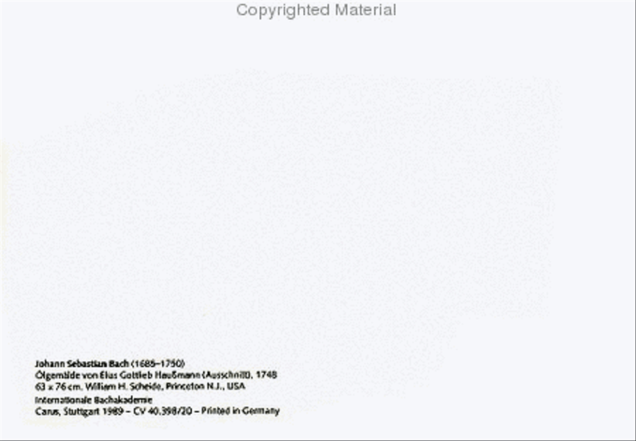 Serie II: Die Bach-Familie Greeting & Postcards scores gallery preview page 3