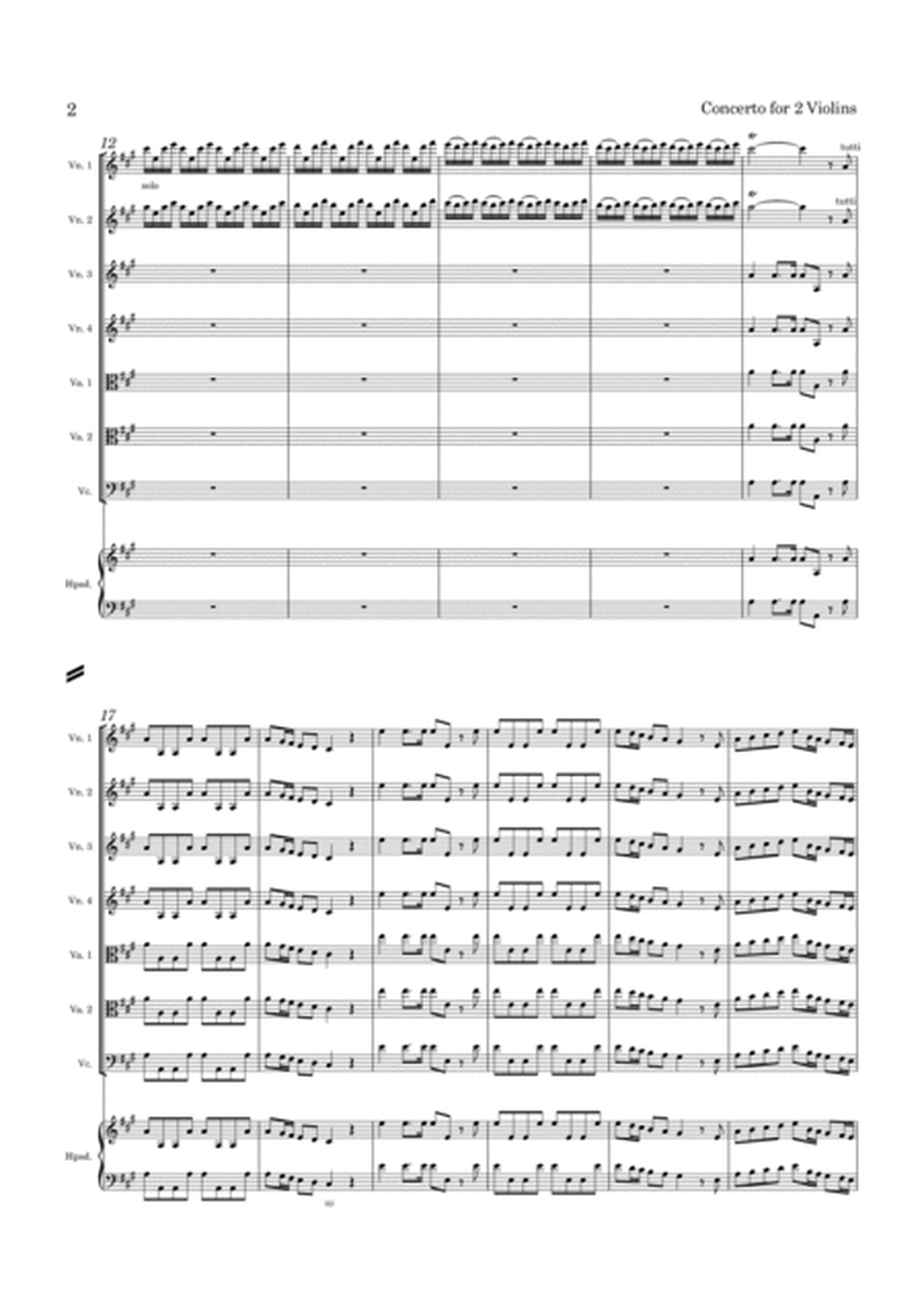 Vivaldi Concerto for 2 Violins in A major Op.3 No.5 image number null