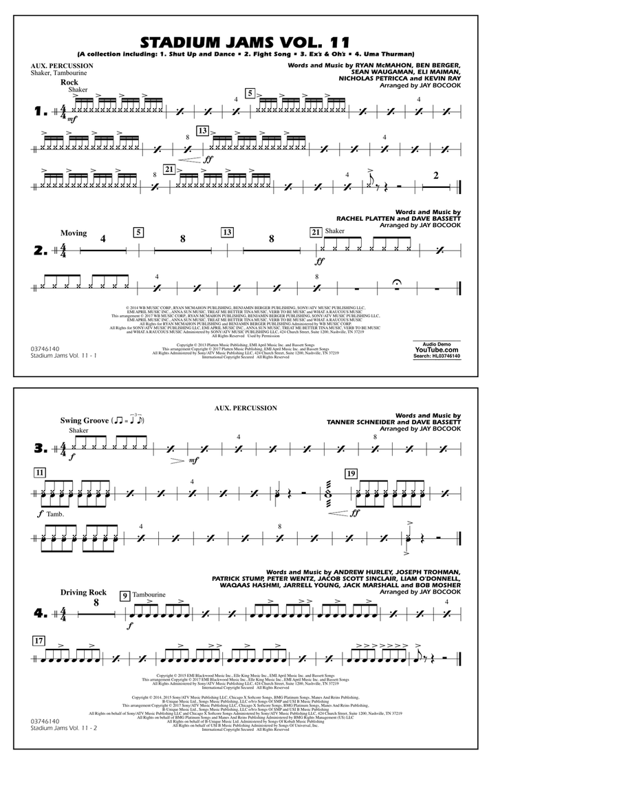 Stadium Jams Volume 11 - Aux Percussion