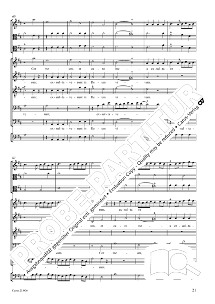 Quam dilecta tabernacula Men's Choir scores gallery preview page 22