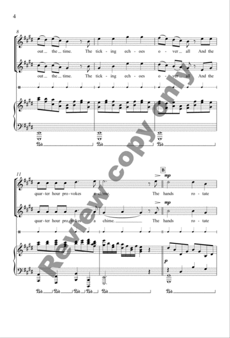 The Clock: (Zegar) The Clock: (Zegar) 2-Part scores gallery preview page 11