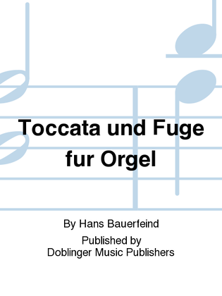 Book cover for Toccata und Fuge fur Orgel