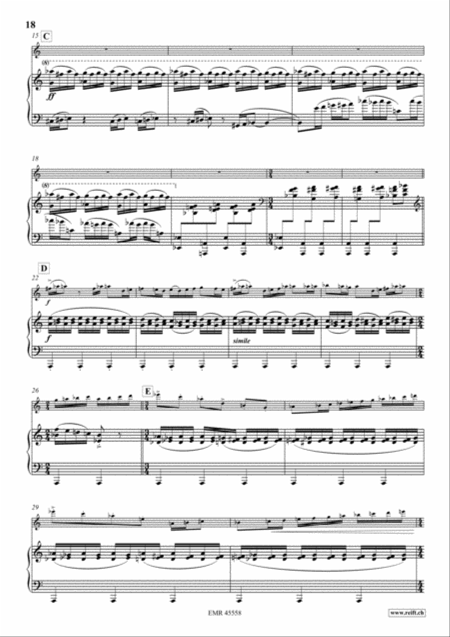 Konzert Op. 42 Piccolo scores gallery preview page 10