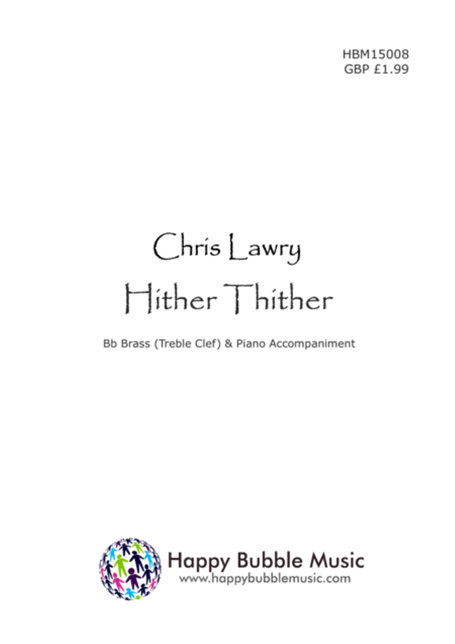 Hither Thither - for Bb Brass [Treble Clef] & Piano (from Scenes from a Parisian Cafe) Piano Accompaniment scores gallery preview page 1