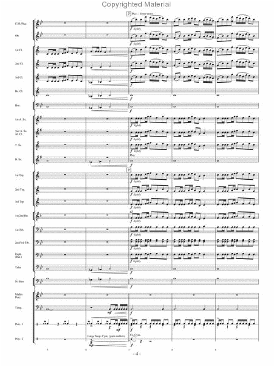 Flight of Valor Concert Band scores gallery preview page 3
