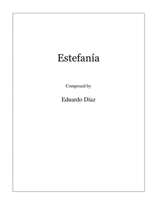 Book cover for Estefanía
